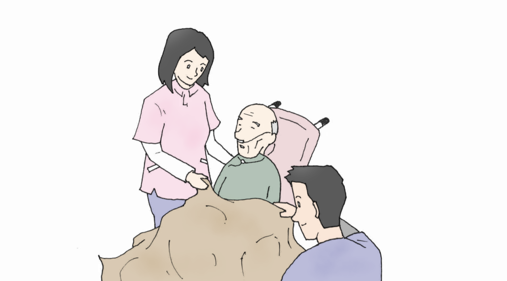訪問看護のパラパラ漫画